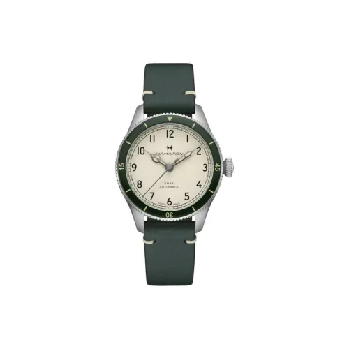 Часы Hamilton Automatic Mechanical Mechanical Men's Khaki Aviation Collection 38 мм Beige