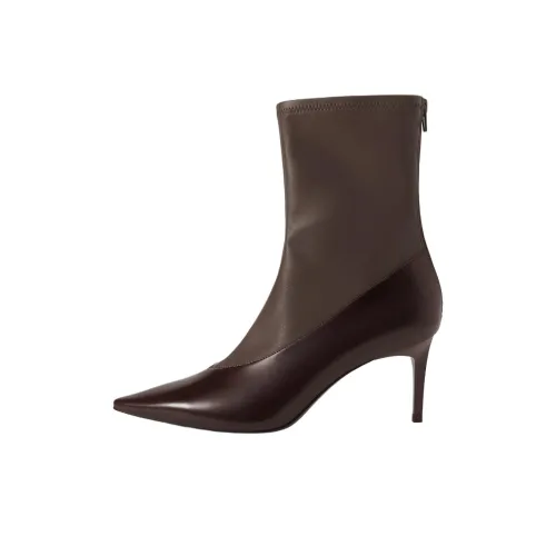 CHARLES KEITH Ботильоны 7,3 см Женские Темно-коричневые