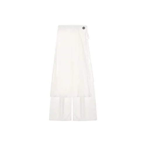 Nick Nicole FW25 Отделение WRAP Юбка Брюки_Сливочный Повседневные брюки Женские