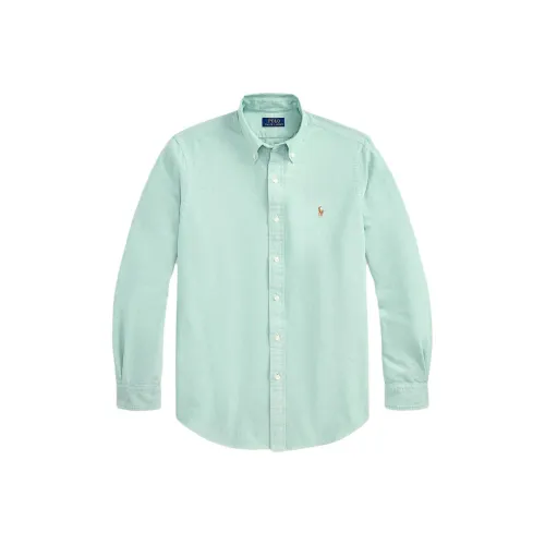 Polo Ralph Lauren Зеленые Мужские Рубашки