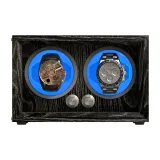 2 слота для часов, черный, серый