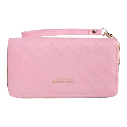 ALOENEY ПУ (полиуретан) клатч стандартный женский розовый