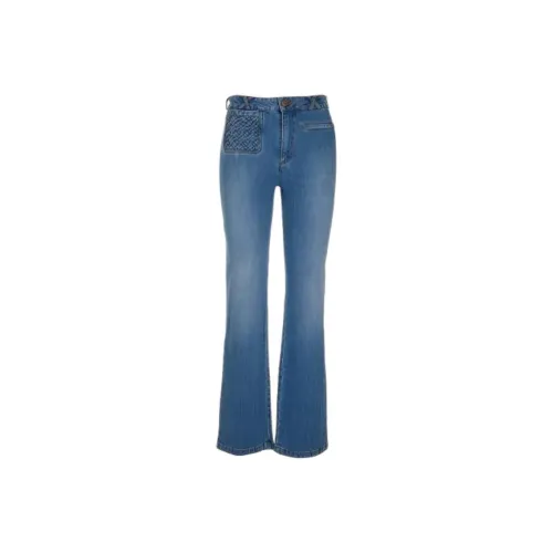 See By Chloe Blue Women's Jeans See By Chloe Синие Женские Джинсы