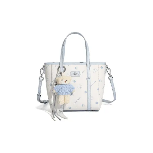 NOISY TEDDY ПВХ Сумка на одно плечо Женская Коллегиальный синий Персиково-розовый