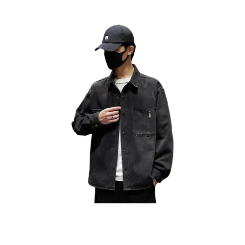 Tonlion Черные Унисекс Рубашки