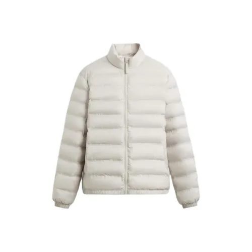 ZARA Бежевый Мужской Пуховик