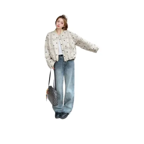 OURUOKE Бейсбольная куртка Женская