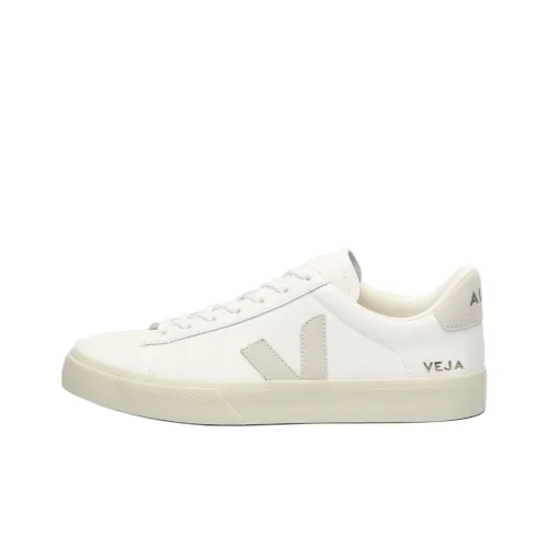 VEJA Campo Low Топ Стильные Скейтбординги Унисекс Белый Серый