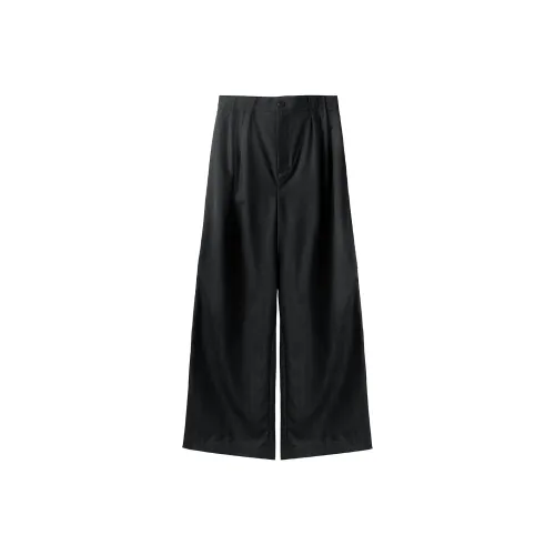 HUANXIANGZHE Смесовая шерсть Широкие брюки Брюки костюма Унисекс