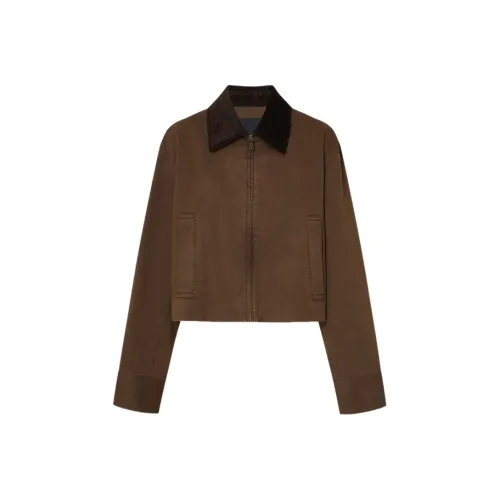 MO CO Дымчатый Коричневый Женский Куртки