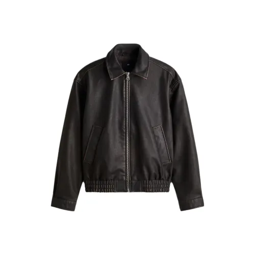 H M Темно-коричневые мужские куртки