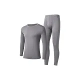 Фотиния Серый [100% хлопок, дружественный к коже + согревающий самопроизвольно, термостат замковый]