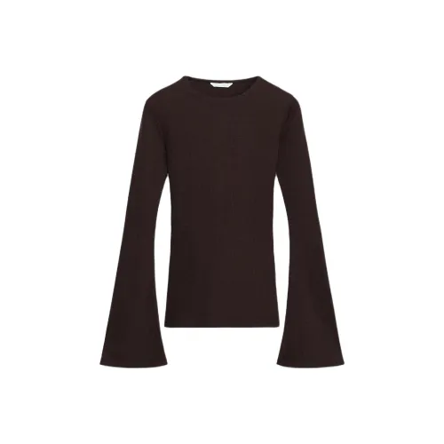 ZARA Шоколад Женские T-рубашки