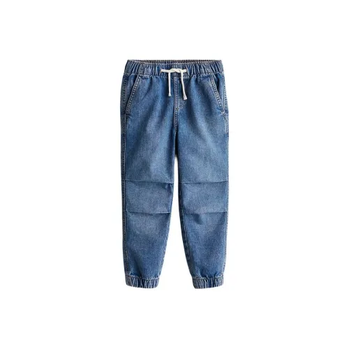 H M Джинсовые Синие Тренировочные Штаны для Детей
