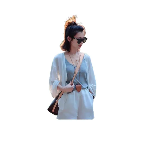 OURUOKE Белый Женский Трикотаж