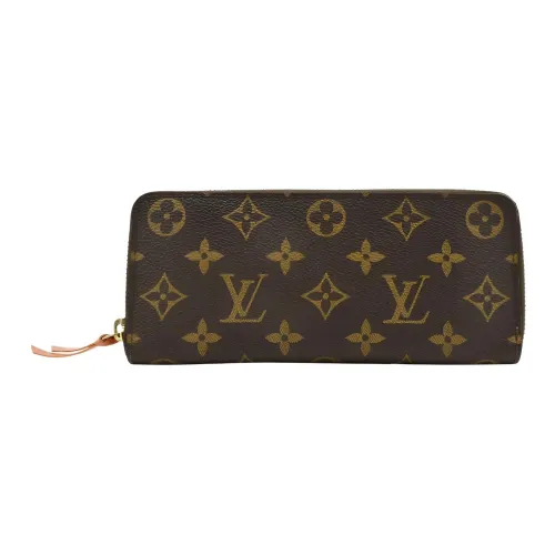 LOUIS VUITTON Холст Кошелек Унисекс Коричневый