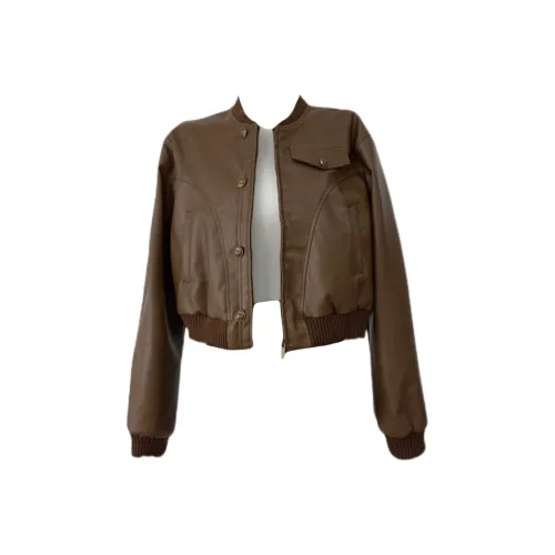 Udon House Кожа Куртка Женская