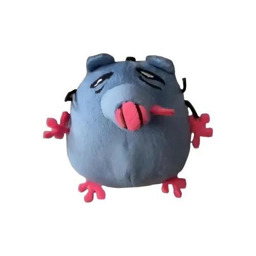 Nodding Bud Bug Причудливый Синий Мышка Плюшевый Брелок 9,5 см Высота