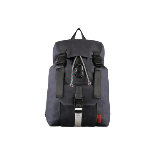 Topologie A.P.C. Коллаборация Denim Backpack Unisex Indigo