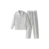 Облачный серый с полосами