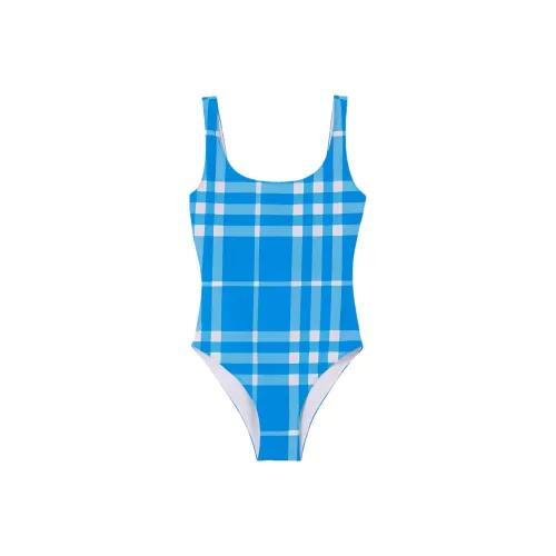 Burberry SS23 Ван-Пис Купальник Женский Светло-Синий