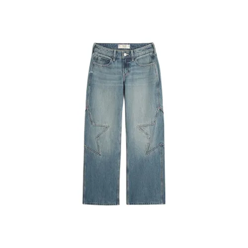 Hollister Blue Women's Jeans Hollister Синий Женские Джинсы