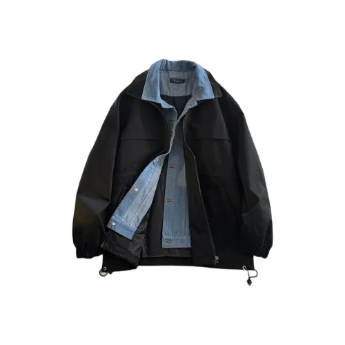 Kung Fu Snake Мужские Черные Рубашки