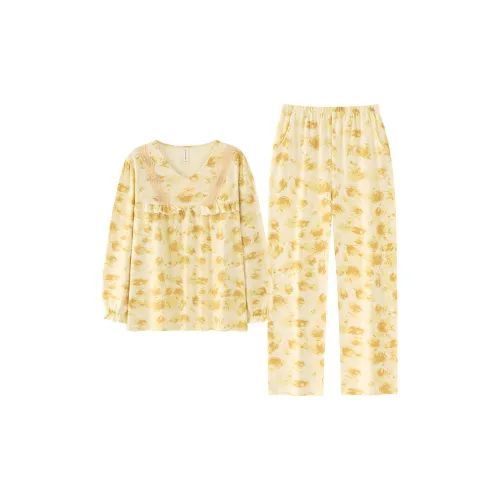 Pretty lady Лимон Женские Пижамные комплекты