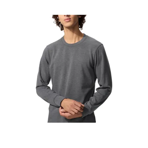 UNIQLO Темно-серые мужские футболки T