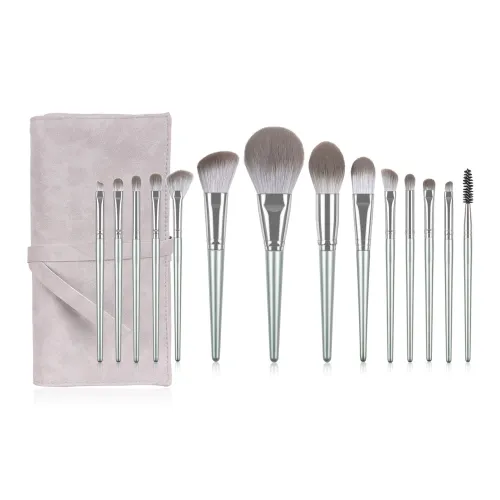 Luo Youte 14 шт Набор кистей для макияжа Mixed