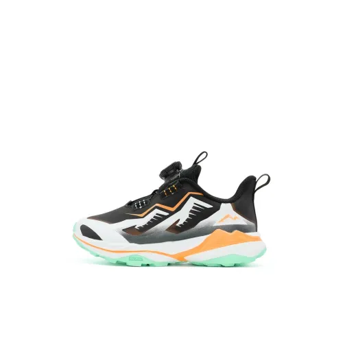 QIAODAN Slip-resistant Waterproof Lightweight Cushioning Thermal MID Top Детская беговая обувь