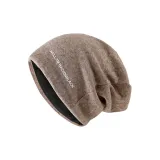 Цвет колодца, свободная шапка-бини, кофе