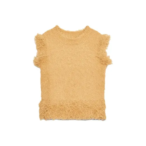 ZARA Коричневые Женские Майки