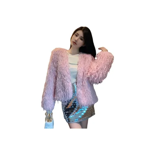 ZEKIKO STUDIO Pink Women's Furry