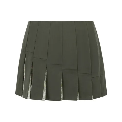 Me siento Армейский зеленый Женские Короткие юбки карго