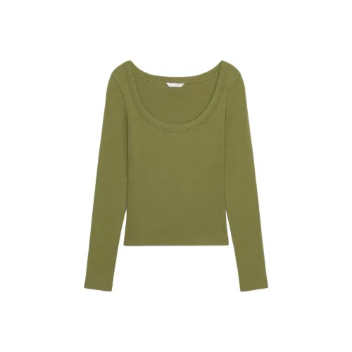 ZARA Зеленые Женские T-рубашки