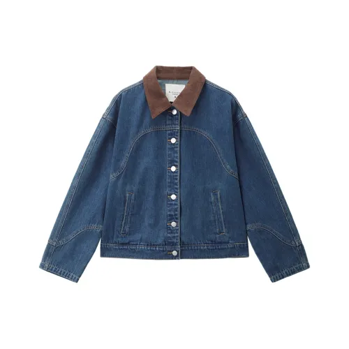 Giordano 62 Denim Женские Джинсовые Куртки