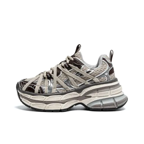 Стук для обуви Floral Language Низкий Топ Толстая подошва Женская