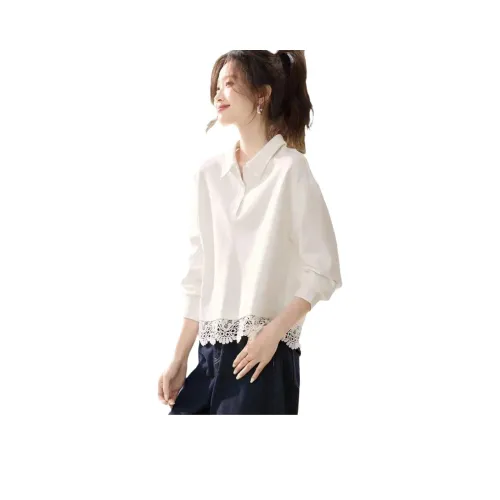 LADYXIEXIE Белые Женские Рубашки