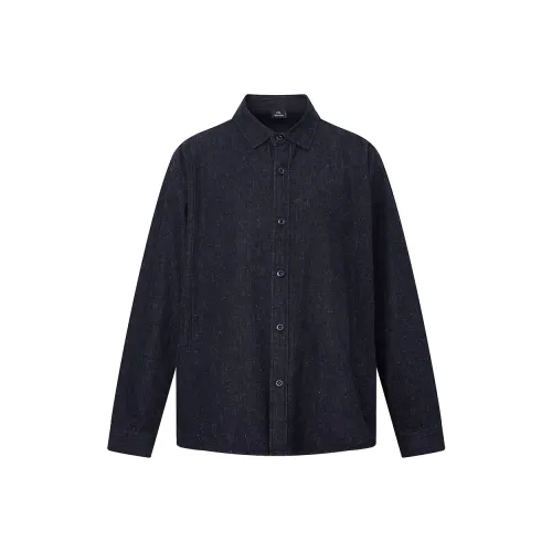 GTRG Linen Blue Unisex Shirts GTRG Льняные Синие Унисекс Рубашки