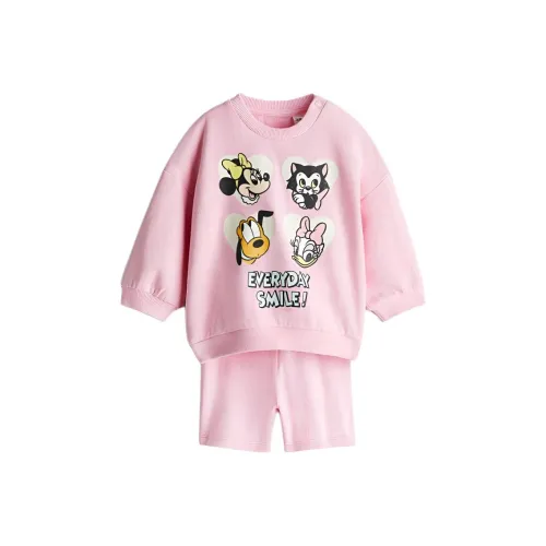 H M x Disney Совместный Повседневный Спортивный Комплект Минни из 2 предметов для Детей