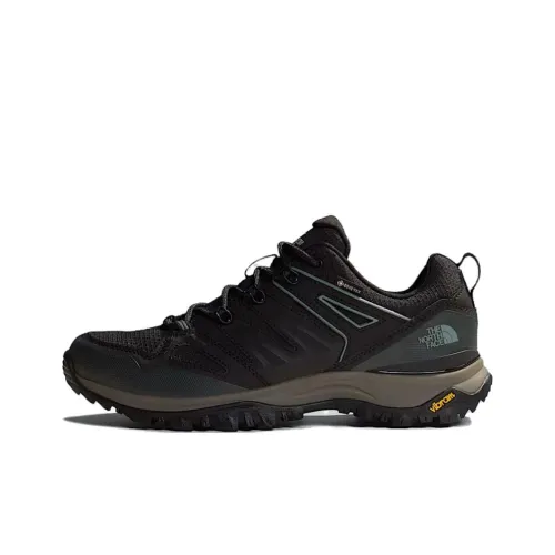 The North Face Hedgehog Slip-Resistant Abrasion-Resistant Low-Top Hiking Shoes Men's Black The North Face Ежик Противоскользящий Устойчивый к истиранию Низкий Топ Походная обувь Мужская Черная