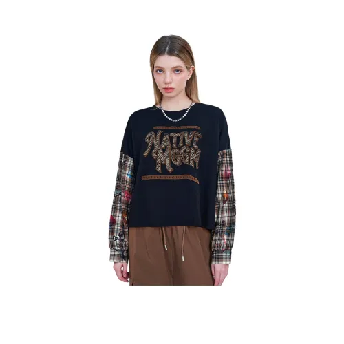 MUGUOGUOMU Осенний свитшот стандартный женский