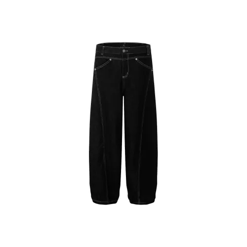 THE AIER Черные Унисекс Джинсы