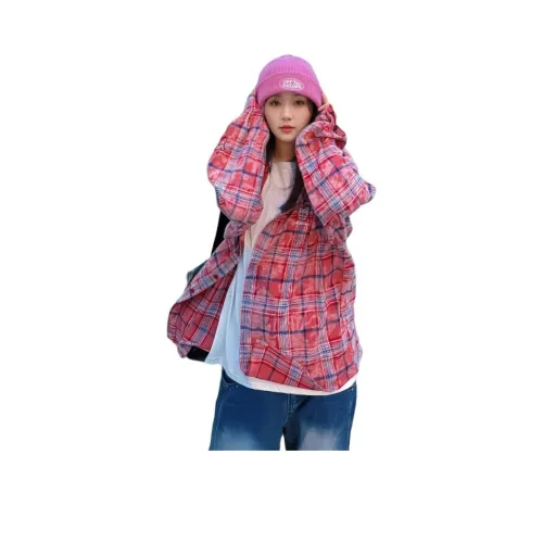 FRLMK Red Women's Shirts FRLMK Красные Женские Рубашки