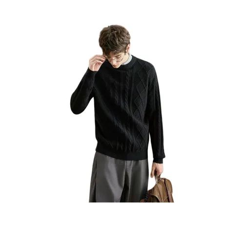 Tonlion Черные Мужские Свитера