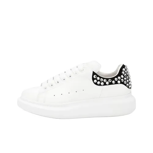 Alexander McQueen Низкие кроссовки для скейтбординга Женские Белые