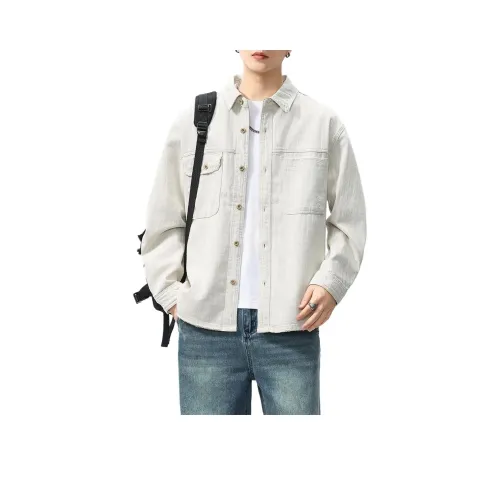 ZENGZHI Рубашка Свободный крой Прямой крой Унисекс