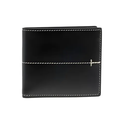 TOD'S Кожа Кошелек Мужской Черный