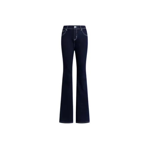 AURORA DIARY Темно-синий синий женский джинсы